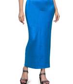 Blue plain acrylic skirts