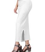 White plain acrylic skirts