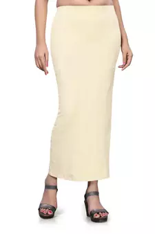 Cream plain acrylic skirts