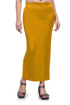 Yellow plain acrylic skirts