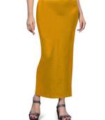Yellow plain acrylic skirts