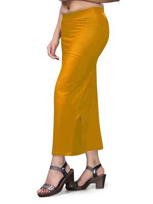 Yellow plain acrylic skirts 2