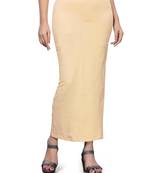 Beige plain acrylic skirts