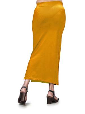 Yellow plain acrylic skirts 3