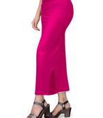 Pink plain acrylic skirts