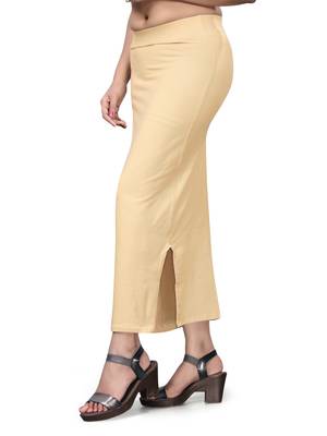 Beige plain acrylic skirts 3