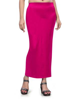 Pink plain acrylic skirts 3