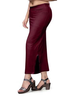 Maroon plain acrylic skirts 2
