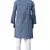 Blue printed cotton men kurtas