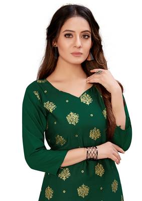Green embroidered crepe ethnic-kurtis 5
