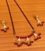 Maroon mangalsutra
