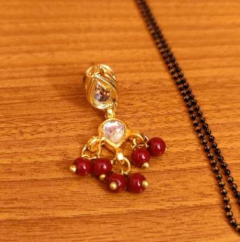 Maroon mangalsutra 2