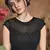 Black embroidered net salwar