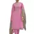 Pink embroidered art silk salwar