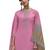 Pink embroidered art silk salwar