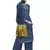 Blue embroidered art silk salwar