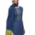 Blue embroidered art silk salwar