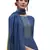Blue embroidered art silk salwar