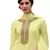 Lemon embroidered art silk salwar
