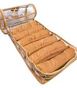 Atorakushon   gold  Satin 6 Rods Bangle Box Ring Earring Box Saree Cover Blouse Cover Travelling Wedding  Kit For Women