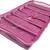 Atorakushon    Pink Satin 6 Rods Bangle Box Ring Earring Box Saree Cover Blouse Cover Travelling Wedding  Kit For Women