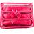 Atorakushon   Pink Satin 3 Rods Bangle Box Ring Earring Box Saree Cover Blouse Cover Travelling Wedding  Kit For Women
