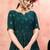 Green sequins georgette Party Wear gown