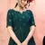 Green sequins georgette Party Wear gown