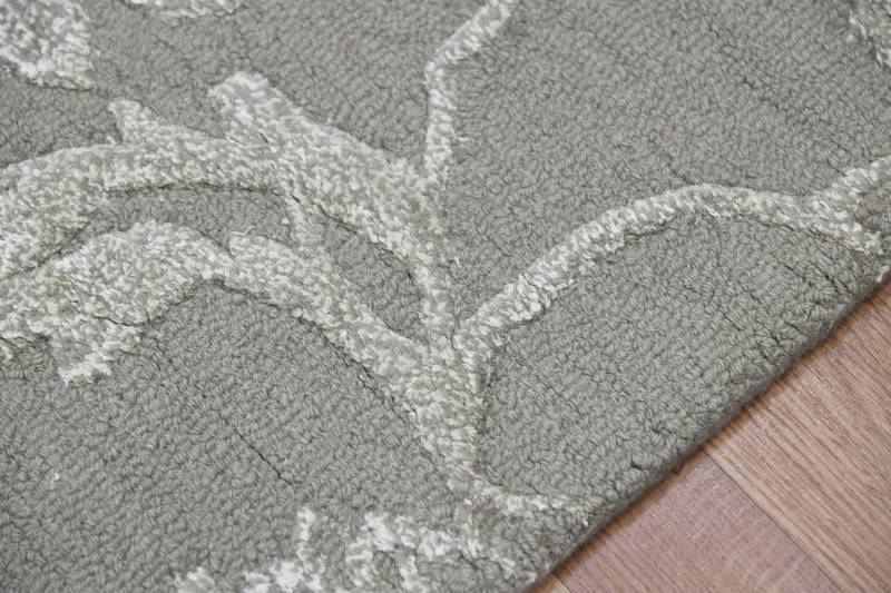 Hand Tufted Modern Area Rug (2'x3', Platinum), Premium Quality