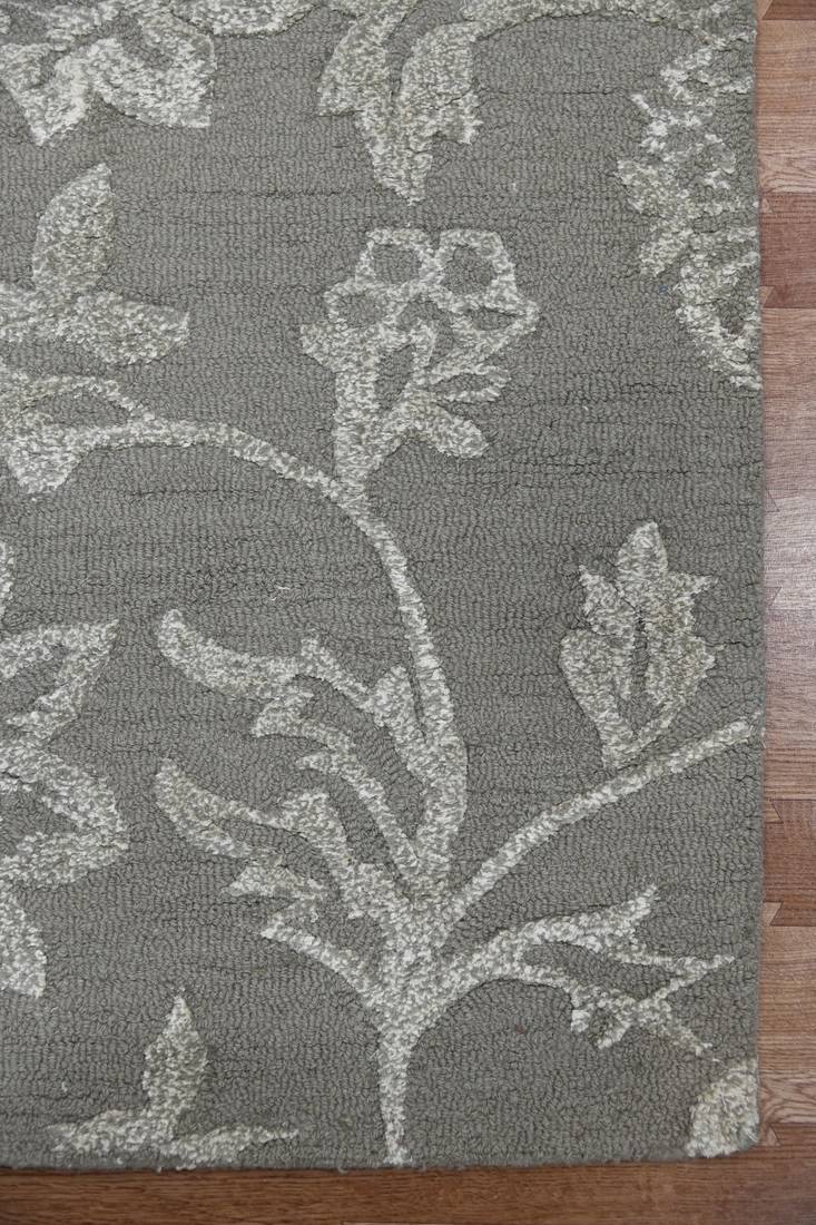 Hand Tufted Modern Area Rug (2'x3', Platinum), Premium Quality