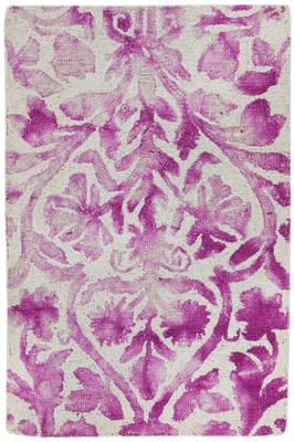 Hand Tufted Wool Area Rug 2'x 3' White for Home 2