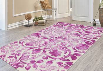Wool Rug Stylish and Hand Tufted 3'x 5' White 1