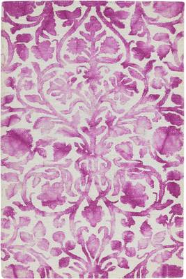 Wool Rug Stylish and Hand Tufted 3'x 5' White 2
