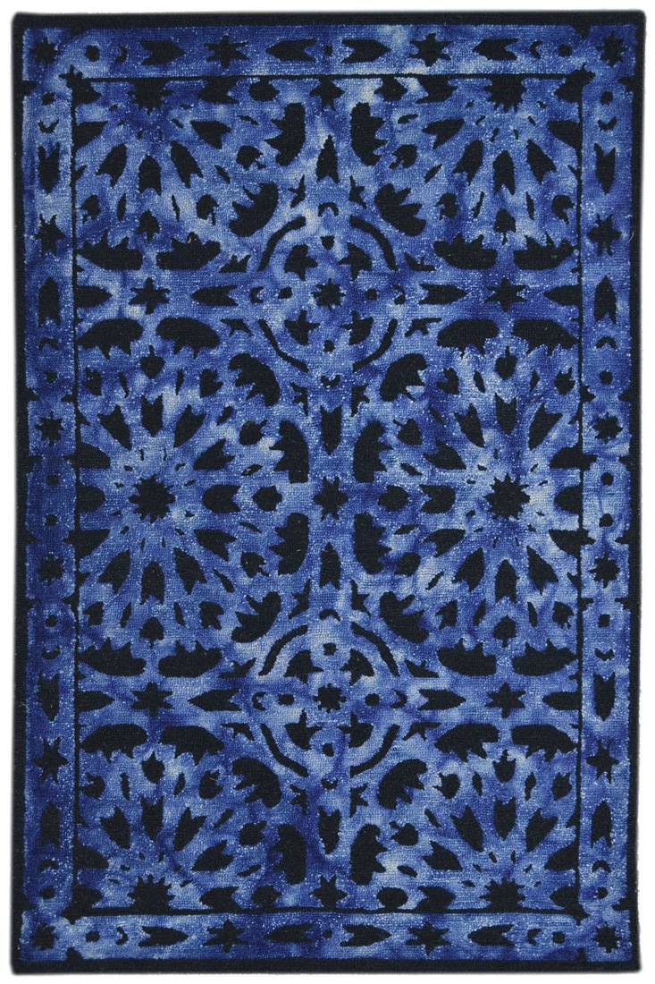 Hand Tufted Rug 3'x 5' Dark Grey