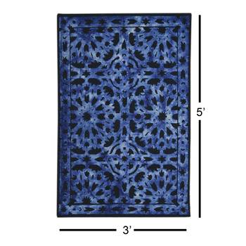 Hand Tufted Rug 3'x 5' Dark Grey 5