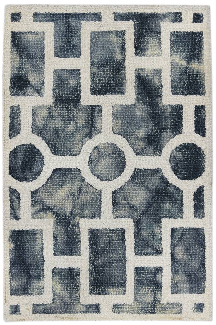Rug for Living Room 2'x 3' Grey