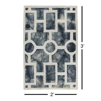 Rug for Living Room 2'x 3' Grey 5