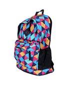 multi color check school bag unique design