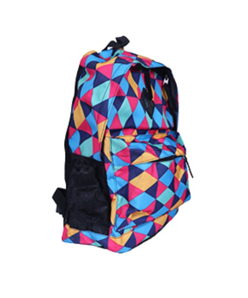 multi color check school bag unique design