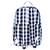 Light White black check bag backpack school bag