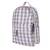 white & cream check school bag backpack bag