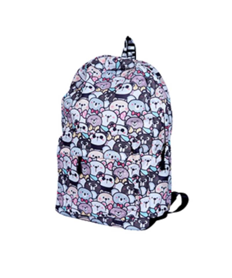 Unique Cartoon design school backpack bag| cartoon printed bag