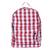 Red &white check school backpack bag