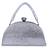 Big Size Silver Wedding Purse| Womens Evening Bags Rhinestone Clutch Purse Wedding   Silver