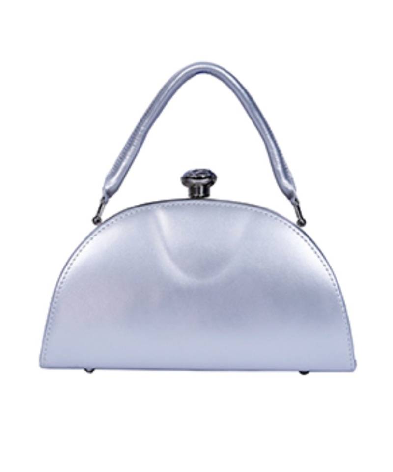 Big Size Silver Wedding Purse| Womens Evening Bags Rhinestone Clutch Purse Wedding   Silver