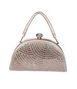 Big Size Golden Wedding Purse| Womens Evening Bags Rhinestone Clutch Purse