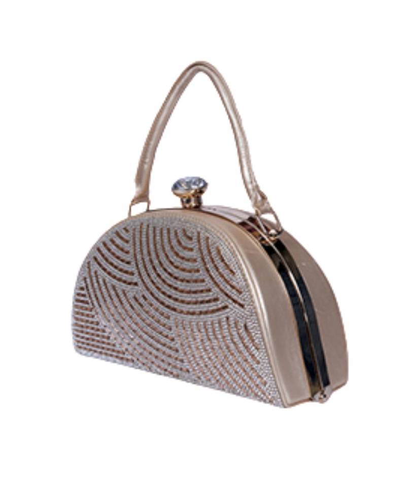 Big Size Golden Wedding Purse| Womens Evening Bags Rhinestone Clutch Purse