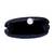 Half circle black ladies purse| Fashion Unique Design Evening Bag| Chain Handbag Shoulder Bag(black)
