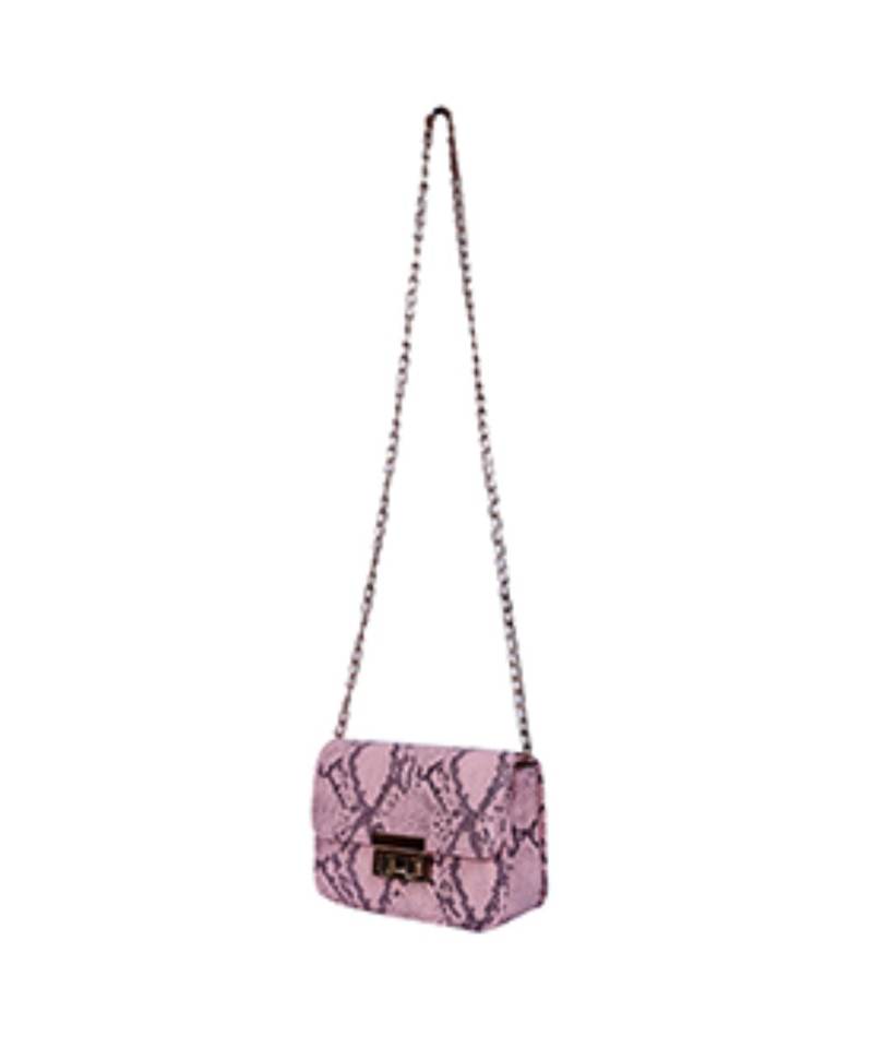 Pink /Snake Print Women Shoulder Bag luxury handbags women bags | Girls Small Messenger Bag