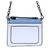 Handbags Snake Head Lock Real Leather Shoulder Chain Bag (Sky blue )